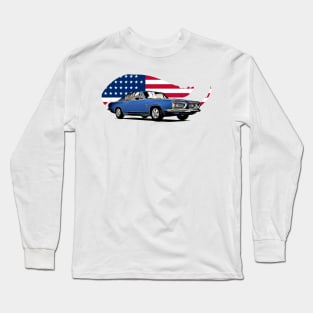 Plymouth Barracuda USA Print Long Sleeve T-Shirt